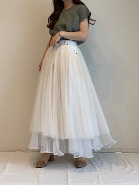 「LA BELLE ETUDE（ラベルエチュード）のアイテム」を使った、めるてぃさん（レディース・153cm）の春コーディネート