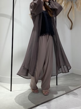 「LA BELLE ETUDE（ラベルエチュード）のアイテム（チュニック）」を使った、めるてぃさん（レディース・153cm）の夏コーディネート