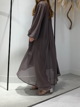 「LA BELLE ETUDE（ラベルエチュード）のアイテム（チュニック）」を使った、めるてぃさん（レディース・153cm）の夏コーディネート