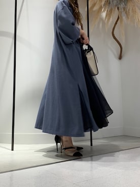 「LA BELLE ETUDE（ラベルエチュード）のアイテム（ジャケット/アウター）」を使った、めるてぃさん（レディース・153cm）の夏コーディネート