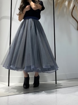 「LA BELLE ETUDE（ラベルエチュード）のアイテム（Tシャツ/カットソー）」を使った、めるてぃさん（レディース・153cm）の夏コーディネート
