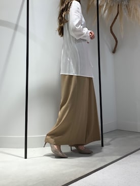 「LA BELLE ETUDE（ラベルエチュード）のアイテム」を使った、めるてぃさん（レディース・153cm）の秋コーディネート