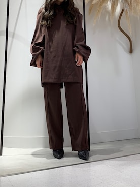 「LA BELLE ETUDE（ラベルエチュード）のアイテム」を使った、めるてぃさん（レディース・153cm）の秋コーディネート