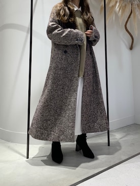 「LA BELLE ETUDE（ラベルエチュード）のアイテム（ジャケット/アウター）」を使った、めるてぃさん（レディース・153cm）の秋コーディネート