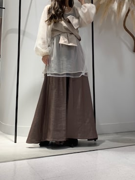 「LA BELLE ETUDE（ラベルエチュード）のアイテム」を使った、めるてぃさん（レディース・153cm）の秋コーディネート