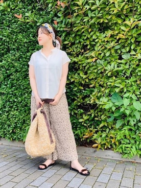 「Te chichi TERRASSE（テチチテラス）のアイテム（財布/小物）」を使った、せきさん（レディース・150cm）の夏コーディネート