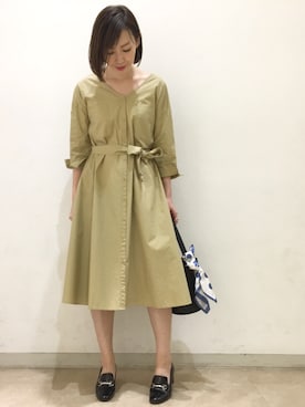 「beige」｜kitanoさん（レディース・164cm）の冬コーディネート