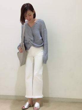 「ROROL（ロロル）のアイテム」を使った、kitanoさん（レディース・164cm）の冬コーディネート