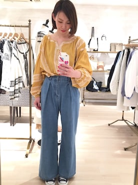 「yellow」｜kitanoさん（レディース・164cm）の冬コーディネート