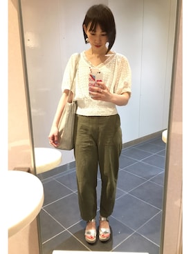 「FABIO RUSCONI（ファビオルスコーニ）のアイテム」を使った、kitanoさん（レディース・164cm）の春コーディネート