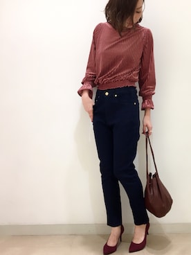 「ROROL（ロロル）のアイテム」を使った、kitanoさん（レディース・164cm）の秋コーディネート