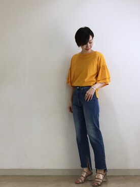 「シルケット」｜kitanoさん（レディース・164cm）の夏コーディネート