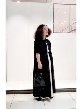 「ブラック×ベージュ」｜pualmaiさん（レディース・153cm）の春コーディネート