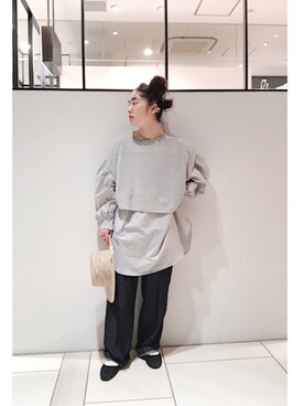 「PUAL CE CIN（ピュアルセシン）のアイテム（帽子）」を使った、pualmaiさん（レディース・153cm）の春コーディネート