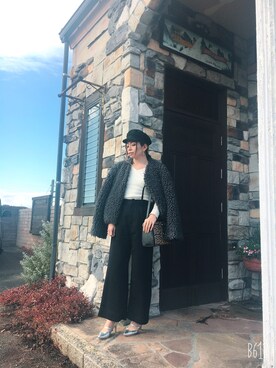 「OZOC（オゾック）のアイテム（パンプス）」を使った、ayachiroさん（レディース・160cm）の冬コーディネート