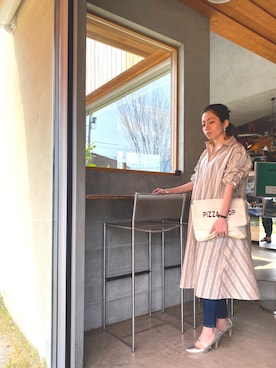 「OZOC（オゾック）のアイテム（パンプス）」を使った、ayachiroさん（レディース・160cm）の春コーディネート