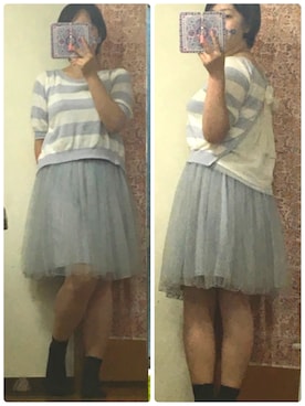 「うしろリボン」｜chiiさん（レディース・160cm）の夏コーディネート