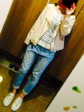 「MINIMUM（ミニマム）のアイテム」を使った、やまおさん（レディース・150cm）の夏コーディネート