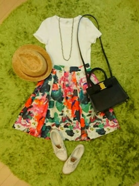 「Cherry Ann（チェリーアン）のアイテム」を使った、mamikoさん（レディース・153cm）の夏コーディネート