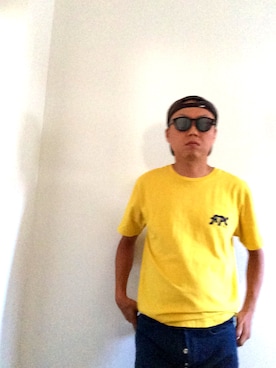 「マスタードイエロー」｜nakayoshiさん（メンズ・160cm）の夏コーディネート