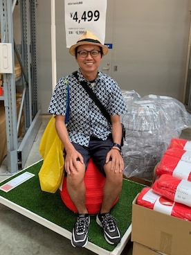 「A.P.C.（アーペーセー）のアイテム（スニーカー）」を使った、nakayoshiさん（メンズ・160cm）の冬コーディネート