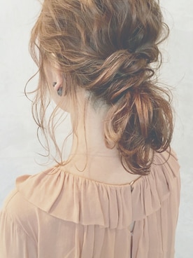 「no brand（ノーブランド）のアイテム（Tシャツ/カットソー、ピンク系）」を使った、hamazi／代官山 Am bestenさん（レディース・152cm）の冬コーディネート