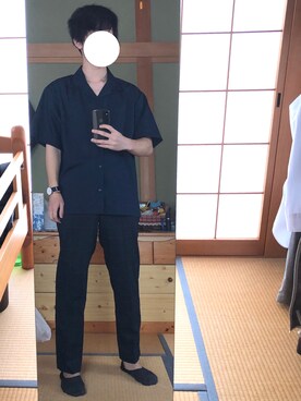 「アイテム（バングル/リストバンド）」を使った、よしきさん（メンズ・167cm・20代）の秋コーディネート