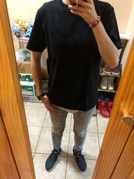 「THE CONVENI（ザ・コンビニ）のアイテム」を使った、lonewolf- FTXさん（レディース・161cm）の夏コーディネート