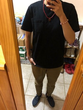 「THE CONVENI（ザ・コンビニ）のアイテム」を使った、lonewolf- FTXさん（レディース・161cm）の夏コーディネート