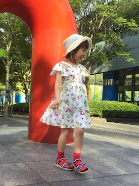 イヅミーユさん(キッズ・100cm)の夏コーディネート