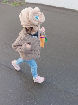 「E.T.」｜はみのん＊さん（キッズ・100cm）の秋コーディネート