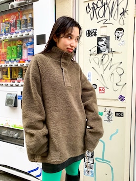 「スナップT」｜Hisako Tanakaさん（レディース・158cm）の冬コーディネート