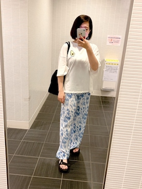 「apres jour（アプレジュール）のアイテム（サンダル）」を使った、せりかさん（レディース・156cm）の夏コーディネート