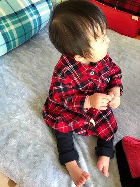 えりんこさん（キッズ・80cm）の冬コーディネート