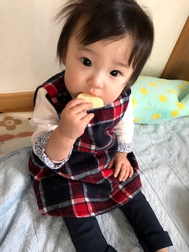 えりんこさん（キッズ・80cm）の冬コーディネート