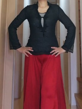 「Oasis（オアシス）のアイテム」を使った、プリプリさん（レディース・168cm）の春コーディネート