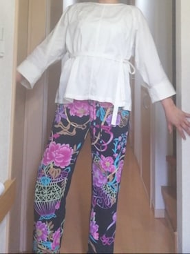 「LEONARD（レオナール）のアイテム」を使った、プリプリさん（レディース・168cm）の春コーディネート