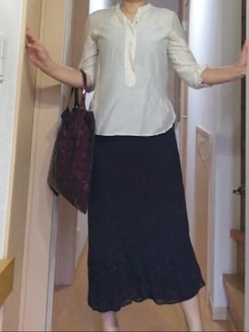 「JIGSAW（ジグソー）のアイテム」を使った、プリプリさん（レディース・168cm）の夏コーディネート