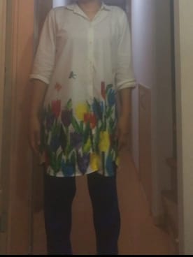 「Design Tshirts Store graniph（デザイン　ティーシャツ　ストア　グラニフ）のアイテム（シャツワンピース）」を使った、プリプリさん（レディース・168cm）の夏コーディネート