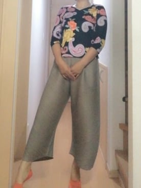 「LEONARD（レオナール）のアイテム」を使った、プリプリさん（レディース・168cm）の夏コーディネート