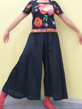 「LEONARD（レオナール）のアイテム」を使った、プリプリさん（レディース・168cm）の秋コーディネート