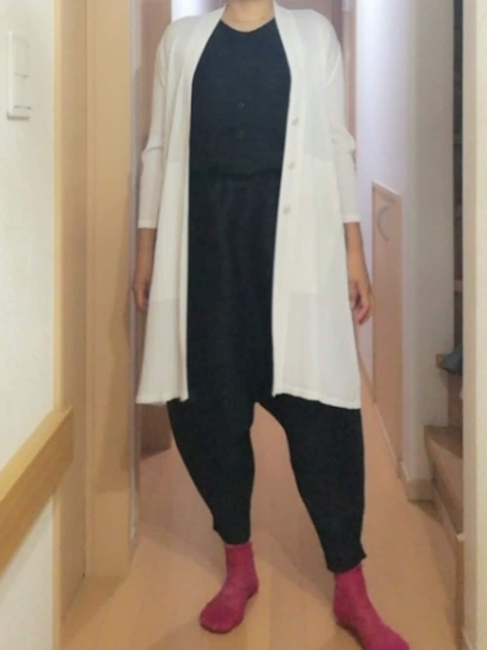 カーディガン/ボレロを使った「PLEATS PLEASE」の人気ファッション