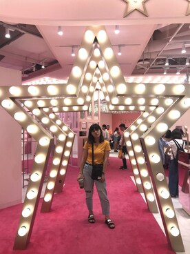 「NIKE(ナイキ)のアイテム(ショルダーバッグ)」を使った、bellaさん(レディース・163cm)の夏コーディネート