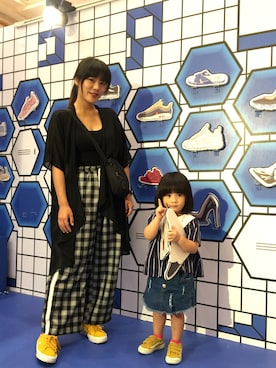 「5（ファイブ）のアイテム（チノパンツ）」を使った、bellaさん（レディース・163cm）の夏コーディネート