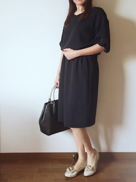 「アイテム（ハンドバッグ）」を使った、naoPiさん（レディース・157cm）の夏コーディネート
