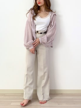 Sachiyoさん（レディース・154cm）の春コーディネート