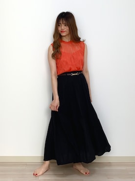 Sachiyoさん(レディース・154cm)の夏コーディネート