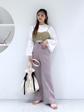 Sachiyoさん（レディース・154cm）の春コーディネート