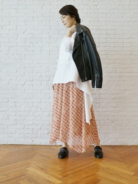 「DRESSTERIOR（ドレステリア）のアイテム（その他アウター）」を使った、DRESSTERIORさん（レディース・159cm）の秋コーディネート