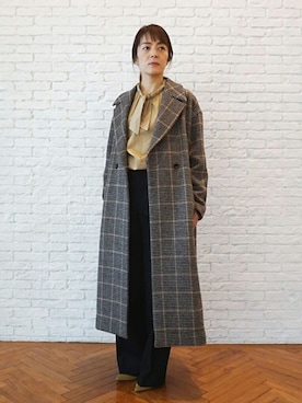 「DRESSTERIOR（ドレステリア）のアイテム（その他アウター）」を使った、DRESSTERIORさん（レディース・159cm）の秋コーディネート